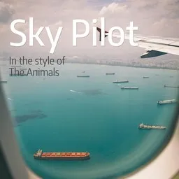 Karaokekappaleen Sky Pilot - The Animals kansikuva