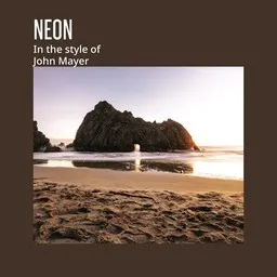 Cover art for Neon - John Mayer karaoke version