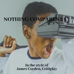 Cover art for Nothing Compares 2 U - Coldplay,James Corden karaoke version