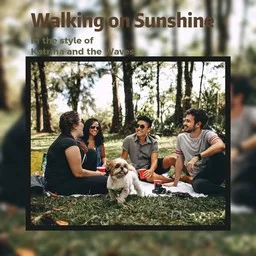 Cover art for Walking on Sunshine - Katrina and the Waves karaoke version