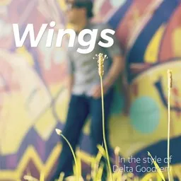 Cover art for Wings - Delta Goodrem karaoke version