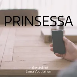 Cover art for Prinsessa - Laura Voutilainen karaoke version