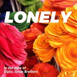 Titelbild für Lonely - Diplo,Jonas Brothers Karaoke-Version