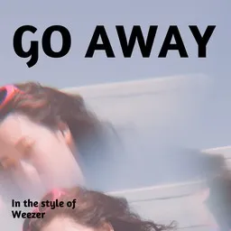 Cover art for Go Away - Weezer karaoke version