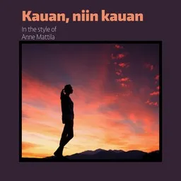 Cover art for Kauan, niin kauan - Anne Mattila karaoke version