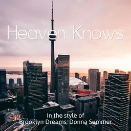 Omslagsbild för Heaven Knows - Brooklyn Dreams,Donna Summer karaokeversion