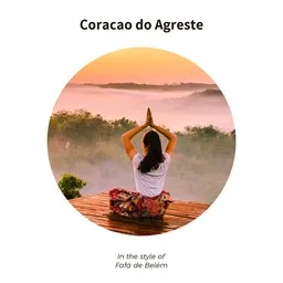 Karaokekappaleen Coracao do Agreste - Fafá de Belém kansikuva