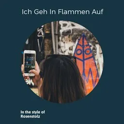 Omslagsbild för Ich Geh In Flammen Auf - Rosenstolz karaokeversion