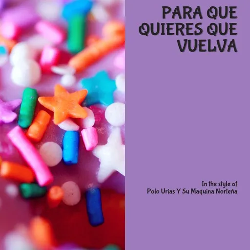 Para Que Quieres Que Vuelva - Karaoke