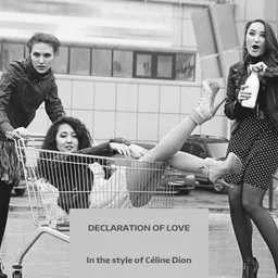 Karaokekappaleen Declaration of Love - Céline Dion kansikuva