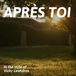Cover art for Après toi - Vicky Leandros karaoke version