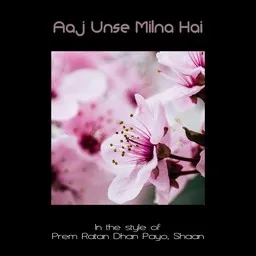 Omslagsbild för Aaj Unse Milna Hai - Prem Ratan Dhan Payo,Shaan karaokeversion