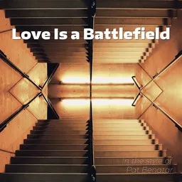 Omslagsbild för Love Is a Battlefield - Pat Benatar karaokeversion