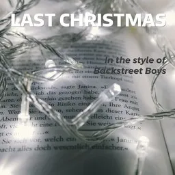 Cover art for Last Christmas - Backstreet Boys karaoke version