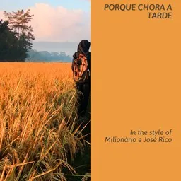 Cover art for Porque Chora A Tarde - Milionário e José Rico karaoke version