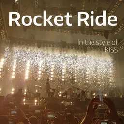 Karaokekappaleen Rocket Ride - KISS kansikuva