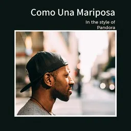 Cover art for Como Una Mariposa - Pandora (MEX) karaoke version
