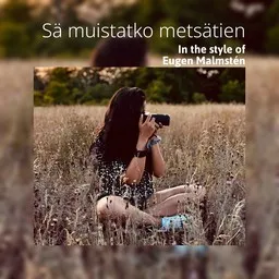 Cover art for Sä muistatko metsätien - Eugen Malmstén karaoke version