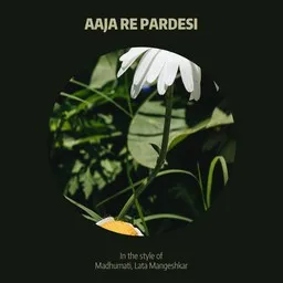 Cover art for Aaja Re Pardesi - Lata Mangeshkar,Madhumati karaoke version