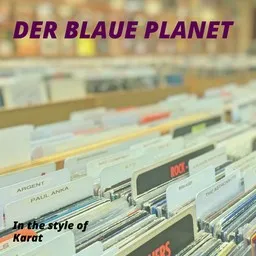 Cover art for Der blaue Planet - Karat karaoke version