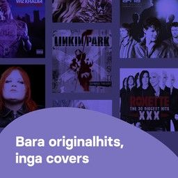 Cover art for singlist Äkta vara - Bara originalhits, inga covers