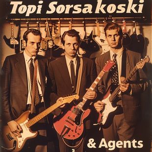 Karaokekappaleen Surujen kitara - Agents, Topi Sorsakoski kansikuva