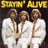 Cover art for Stayin' Alive - Bee Gees karaoke version