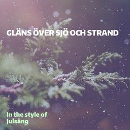 Gläns över sjö och strand