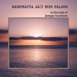 Sanomatta jäi niin paljon